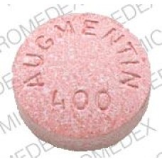 Clavulanate K (Clavamox generic) and Amoxicillin Tablets 400/57 mg