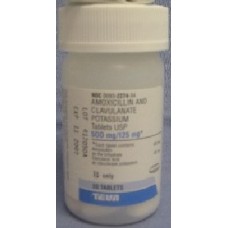 Clavulanate K (Clavamox generic) and Amoxicillin Tablets 500/125 mg