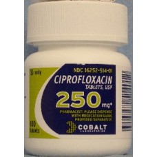 Ciprofloxacin HCl Tablets, 250 mg
